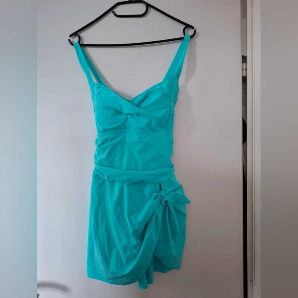 Turquoise Sleeveless Dress